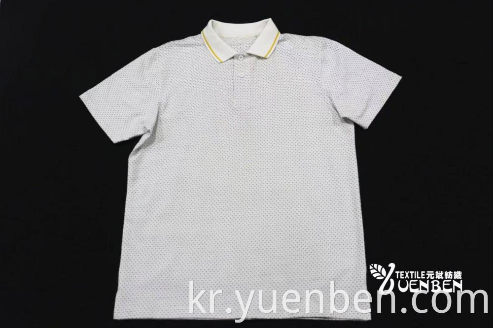 100%Cotton Jacquard Fabric With Normal Placket Shirt